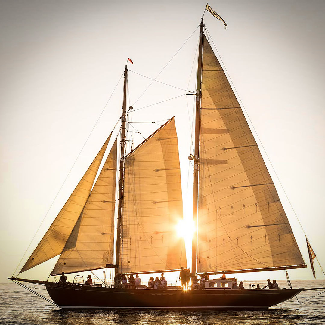 Key West Schooner at sunset